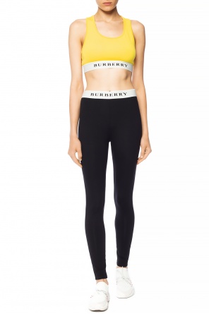 Legginsy z wyszytym logo, zdjęcie 2 Legginsy z wyszytym logo od Burberry
